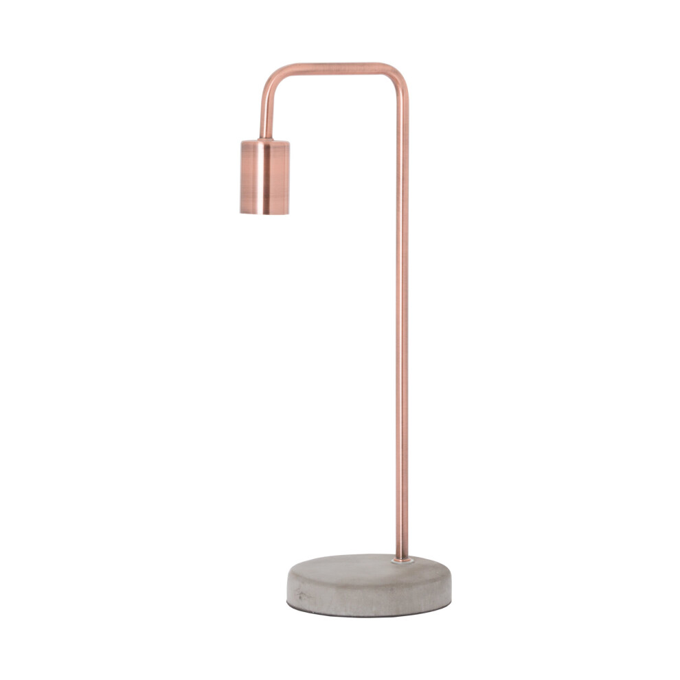 Copper Industrial Lamp With Stone Base-image-OPC-P6FY8N8-NEW