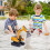 Digger Excavator Construction Vehicle Toy With Remote Control For Kids 5