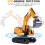 Digger Excavator Construction Vehicle Toy With Remote Control For Kids 2
