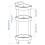 Ikea BROGRUND Shower Rack Stainless Steel 3 Tier Bathroom Corner Wall Shelf 4