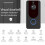 (Black) Smart Home Doorbell Monitoring Intercom Wireless 4