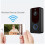 (Black) Smart Home Doorbell Monitoring Intercom Wireless 7