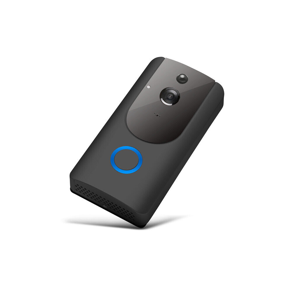(Black) Smart Home Doorbell Monitoring Intercom Wireless 7371875207478