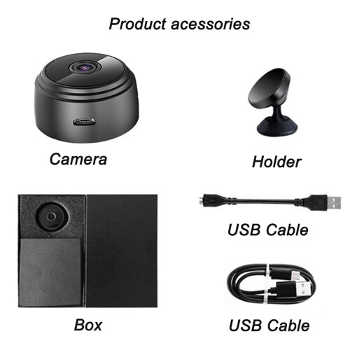 (Camera +32G TF Card) Wide-angle 1080P Surveillance Mini Camera Home 2