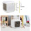 Ranpo LED Glowing Alarm Clock Multi-Function 7 Color Change Digital Clock 2