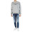 Diesel (XL) DIESEL S POND GR Mens Oversized Sweatshirt Crew Neck Winter Pullover Jumper Grey 4
