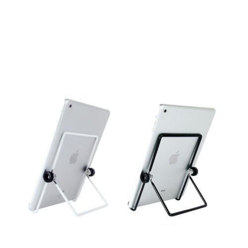 Tablet Stand Metal Wire Folding Bracket Desktop Lazy Cooling IPAD Mobile Phone Universal Bracket-White 1