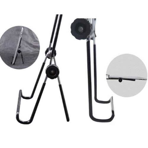 Tablet Stand Metal Wire Folding Bracket Desktop Lazy Cooling IPAD Mobile Phone Universal Bracket-White 2