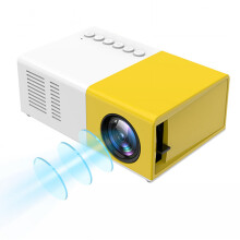 [New Version] J9 LCD LED Projector 1200 Lumens 800:1 Support 1080P Portable Office Home Cinema