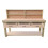 (8ft, Standard Legs) Wooden Eucalyptus Top Workbench With Drawers And Back Panel 4