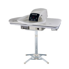 (White, 90HD + stand, 91cm, 2,600watt) Steam Ironing Press Heavy Duty Professional + Stand by Speedypress (+ FREE Iron Attachment, Anti-Scale Water Filter, Replacement Cover&Foam Underfelt)
