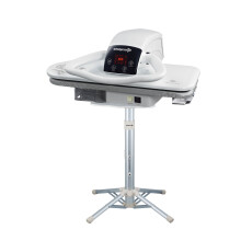 (White, 70HD + stand, 68cm, 1,600watt) Steam Ironing Press Heavy Duty Professional + Stand by Speedypress (+ FREE Iron Attachment, Anti-Scale Water Filter, Replacement Cover&Foam Underfelt)