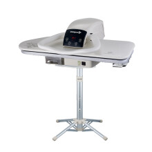(White, 80HD + stand, 81cm, 2,600watt) Steam Ironing Press Heavy Duty Professional + Stand by Speedypress (+ FREE Iron Attachment, Anti-Scale Water Filter, Replacement Cover&Foam Underfelt)
