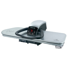 (Silver, 100HD, 101cm, 2,600watt) Steam Ironing Press Heavy Duty Professional by Speedypress (+ FREE Iron Attachment, Anti-Scale Water Filter, Replacement Cover & Foam Underfelt)