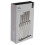 Premier Housewares 5pc Premier Housewares Grey Knife Set With Clear Storage Block 2