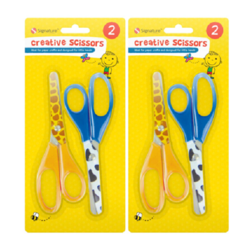 2 pairs of Creative Scissors - Ideal for crafting