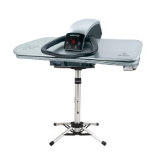 (Silver, 100HD + stand, 101cm, 2,600watt) Steam Ironing Press Heavy Duty Professional + Stand by Speedypress (+ FREE Iron Attachment, Anti-Scale Water Filter, Replacement Cover&Foam Underfelt)