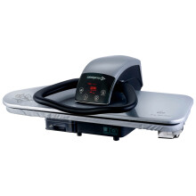 (Silver, 90HD, 91cm, 2,600watt, ) Steam Ironing Press Heavy Duty Professional by Speedypress (+ FREE Iron Attachment, Anti-Scale Water Filter, Replacement Cover & Foam Underfelt)