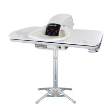 (White, 100HD + stand, 101cm, 2,600watt) Steam Ironing Press Heavy Duty Professional + Stand by Speedypress (+ FREE Iron Attachment, Anti-Scale Water Filter, Replacement Cover&Foam Underfelt)