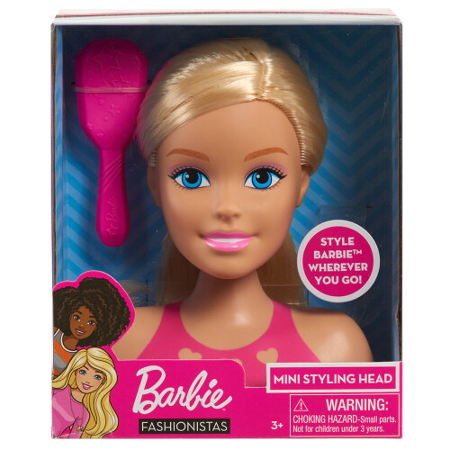 Barbie Fashionistas Mini Styling Head Blonde Hair On OnBuy