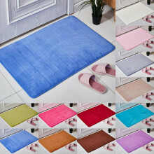 (Light Blue) Non Slip Door Mat Bedroom Kitchen Small Rugs Mats Washable Carpet Indoor Outdoor