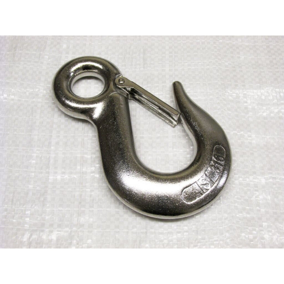 Eye Sling Hook With Latch Stainless Steel 8Mm (Safety Chain Slip) 600988492325