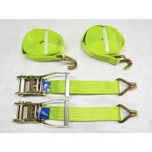 Ratchet Tie Down Straps, 2m X 25mm Adjustable Lashing Straps, Retaining - View #3