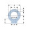 3/8'' Commerical Eyenut Self Colour - Eye Nut Whitworth Drop Forged 2