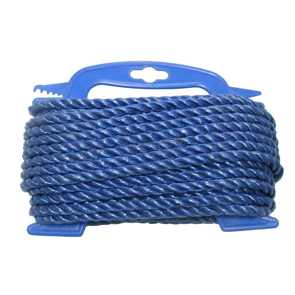 Blue Polypropylene Rope 3 Strand 6Mm X 15M Handreel (Camping Yacht) 701017778868