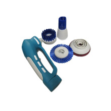 Electric Cleaning Brush with 4 Heads (Scrubber Bathroom Kitchen Floor)