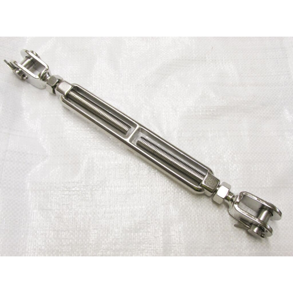 Jaw Jaw Turnbuckle Stainless Steel M16 (Open Body Wire Rope Rigging Screw) 707152586993