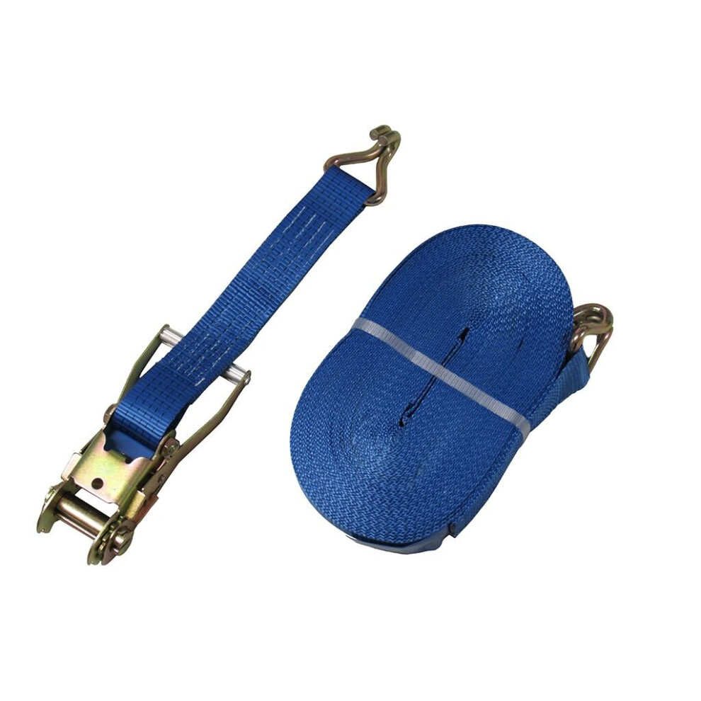Tie Down Ratchet Strap 5T 50Mm 8M X1 (Cargo Lashing Rack Load J Claw) 707152579056
