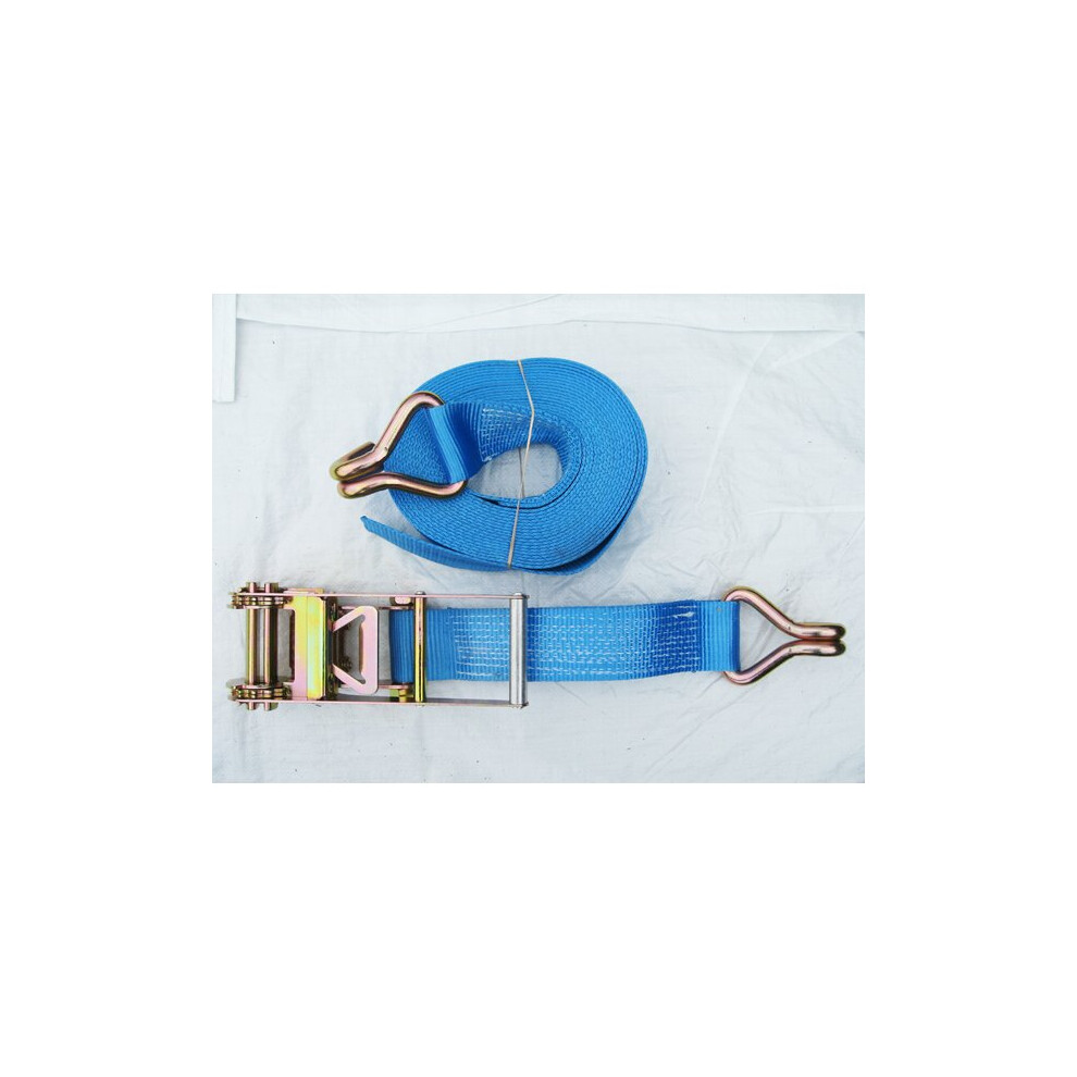 Tie Down Ratchet Strap 10T 75Mm 10M X1 (Cargo Lashing Load J Claw) 707152579117