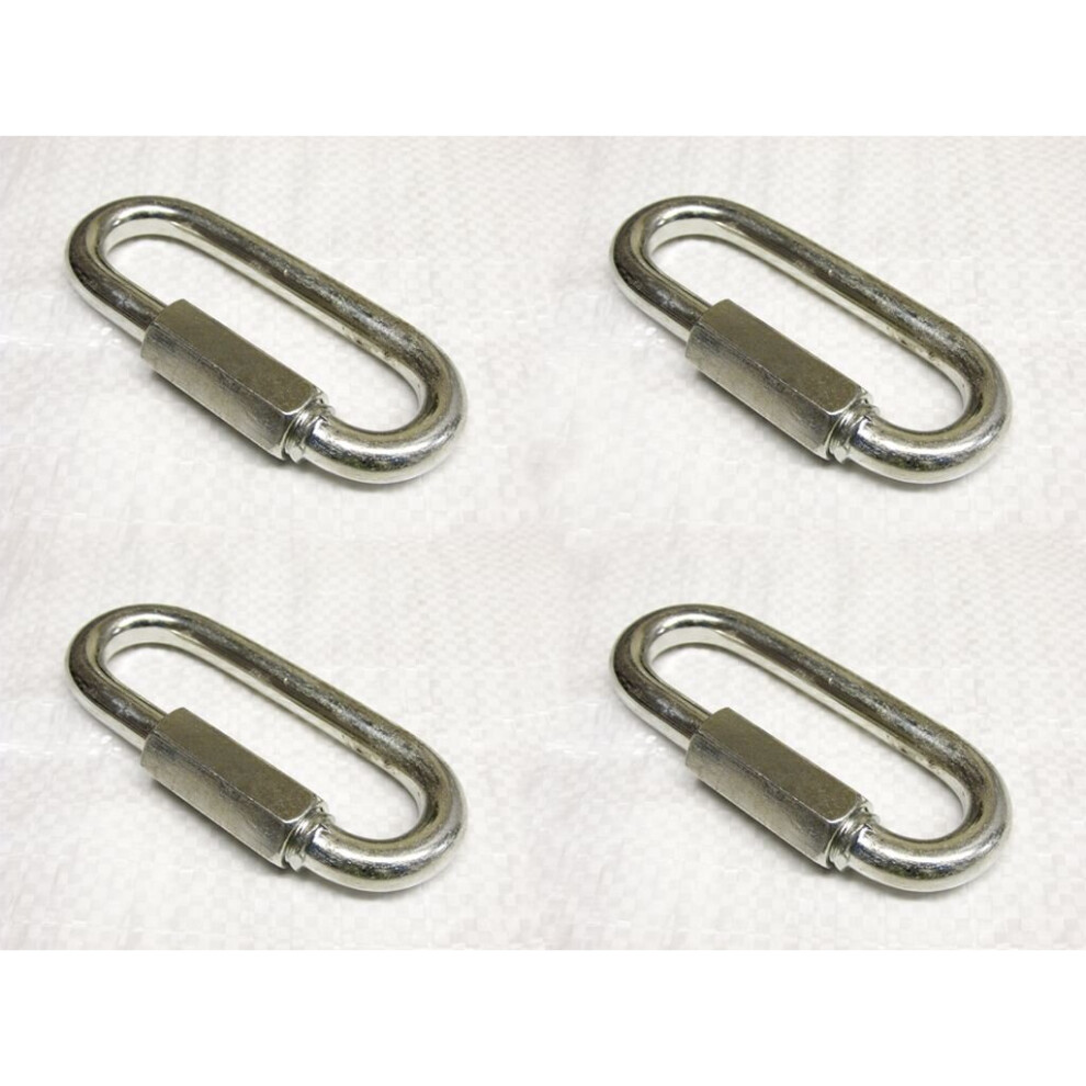 Galvanised Long Series Quick Link 8Mm X4 (Rope Secure Attach) 600988489943