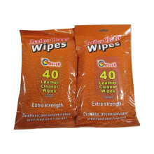 Extra Stength Leather Cleaning Wipes X80 (Sterilised Sofa Car Cleaner)