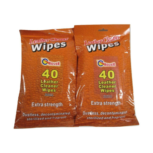 Extra Stength Leather Cleaning Wipes X80 (Sterilised Sofa Car Cleaner)