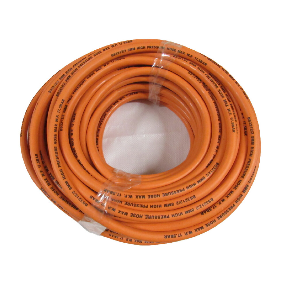 5 Metres 8MM LPG High Pressure Gas Hose Pipe For Caravan Camping BBQ