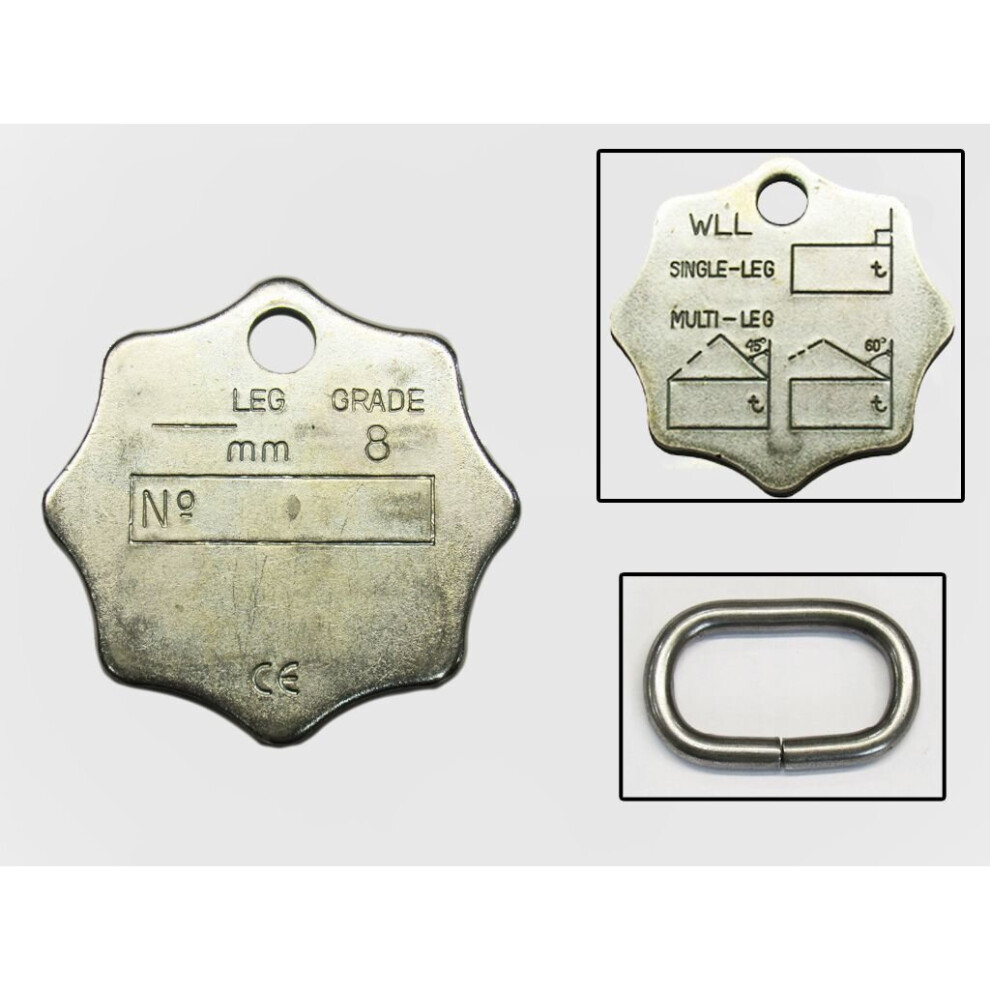 Lifting Chain Identification Tag & Link (Inspection Spare Grade 80) 600988504387