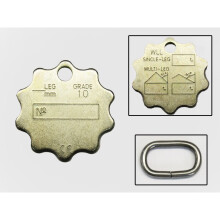 Lifting Chain Identification Tag & Link (Inspection Spare Grade 100)