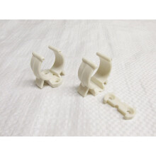 x2 28MM - 34MM White Nylon Clip Holders - Oar Paddle Row Rowing Storage Holding Tube