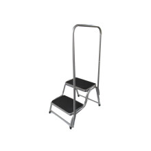 Double Anti Slip Step with Support Handrail (Caravan Motorhome Disabled Aid Assist)