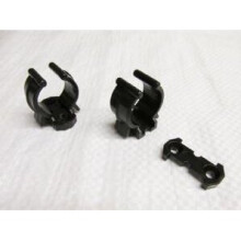 X2 27MM - 35MM Black Nylon Clip Holder, Oar Paddle Row Rowing Storage Holding Tube