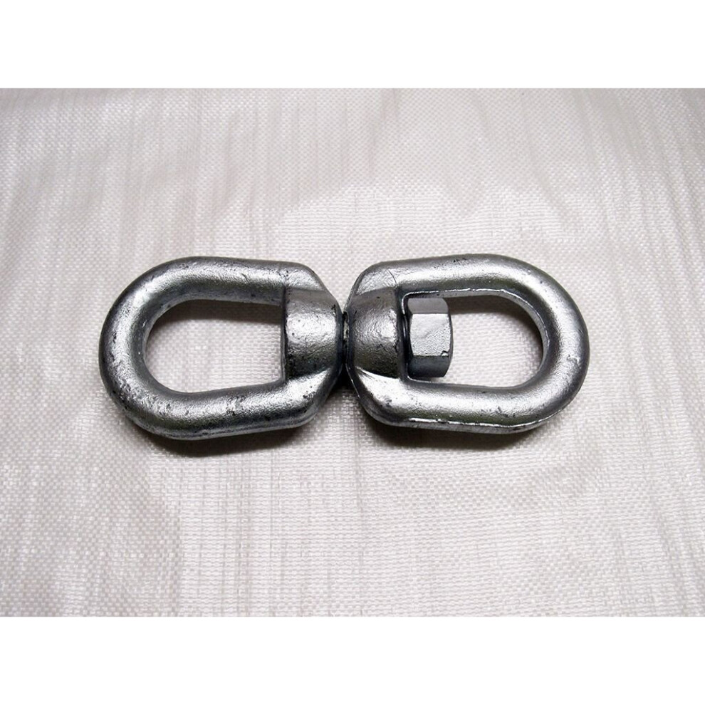 6Mm Galvanised Regular Swivel - 1/4" Mooring Boat Swivel Marine Anchor 600988505810