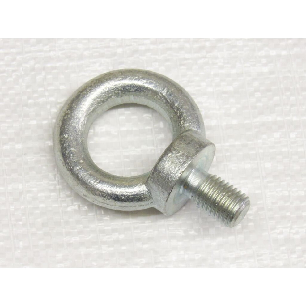 Lifting Eyebolt M12 0.34 Ton Zinc Plated (12MM Threaded Marine Metric)-image-OPC-P6FYZ82-NEW