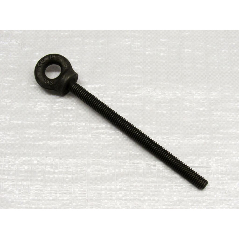 Long Shank Lifting Eye Bolt M10 0.25T (Self Colour Collared Eyebolt)-image-OPC-P6FYYJ5-NEW