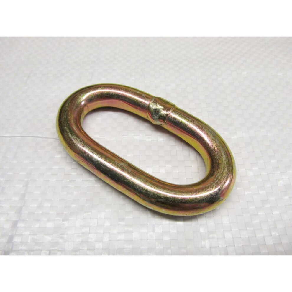 Zinc Plated Oval Link 50Mm (Yellow Passivated Ratchet Lashing Fitting Wheel Straps ) 600988491144