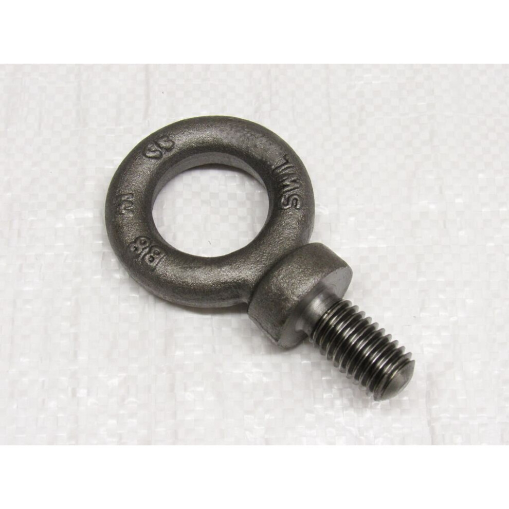 M24 Dynamo Lifting Eyebolt Threaded (24Mm Self Colour 2 Ton) 600988494374
