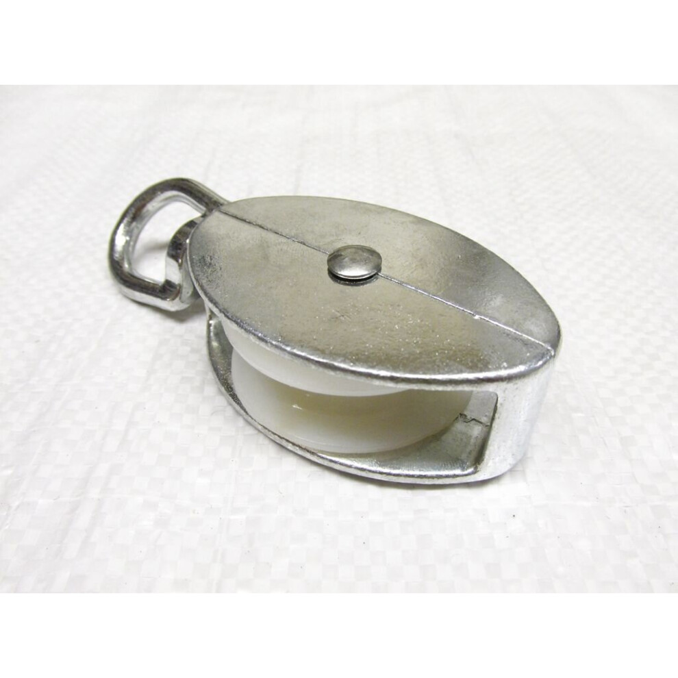 15Mm Awning Pulley Single Nylon Sheave Swivel Eye - Rope Line Pulling 600988487055