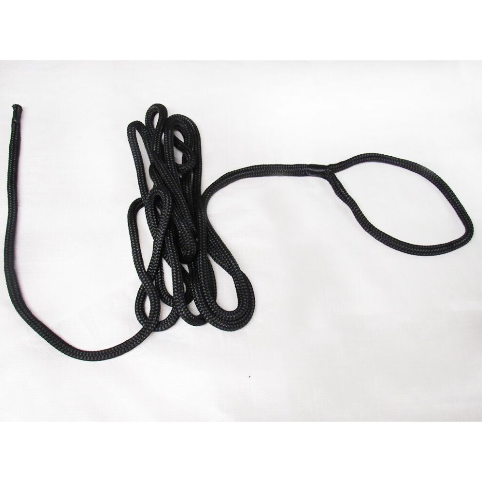 Boat Mooring Rope Dock Line (16Mm 6M Double Braided Spliced Bungee With Soft Eye) 600988507852
