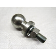 SFAGS14888 50mm Tow Ball Pin, 2" Short Shank, 19mm Thread, 350kg Max, Zinc Plated ATV/Quad Trailer Hitch